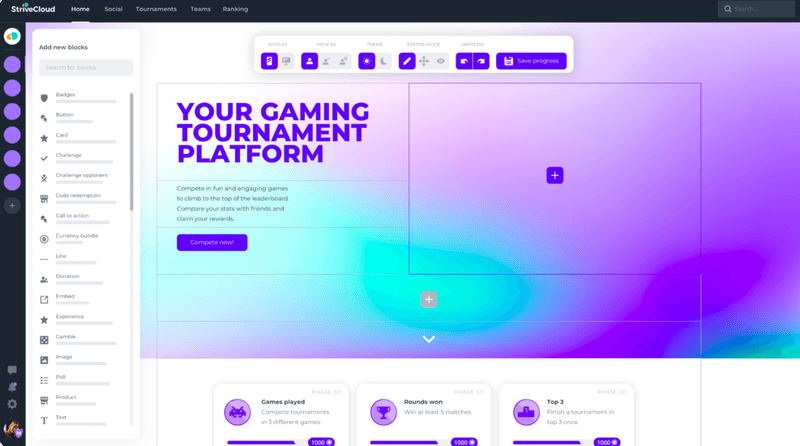 connect gamers tournament software