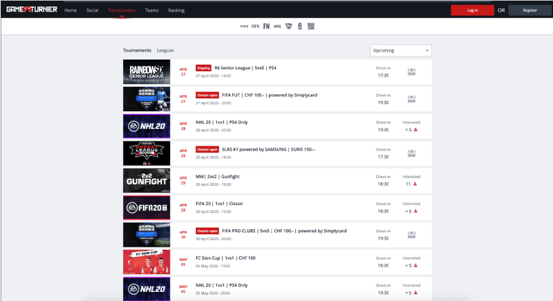 examples esports tournament platform