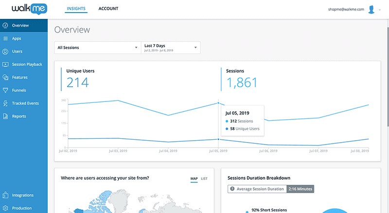 Drive product adoption tool