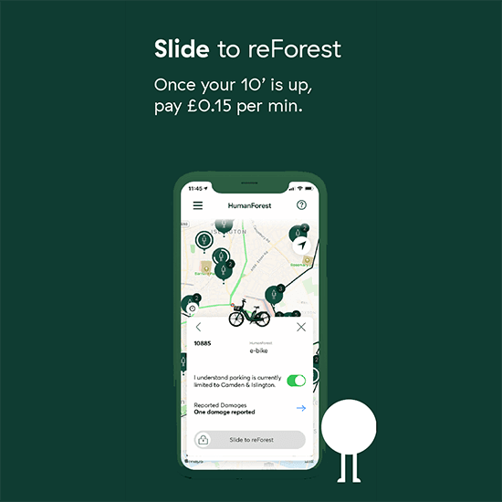 gamification examples HumanForest mobility 