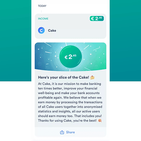 cake reward system mobile app engagement