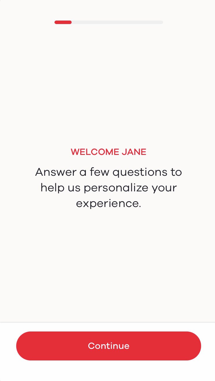 Second onboarding screen of the Ten Percent Happier app