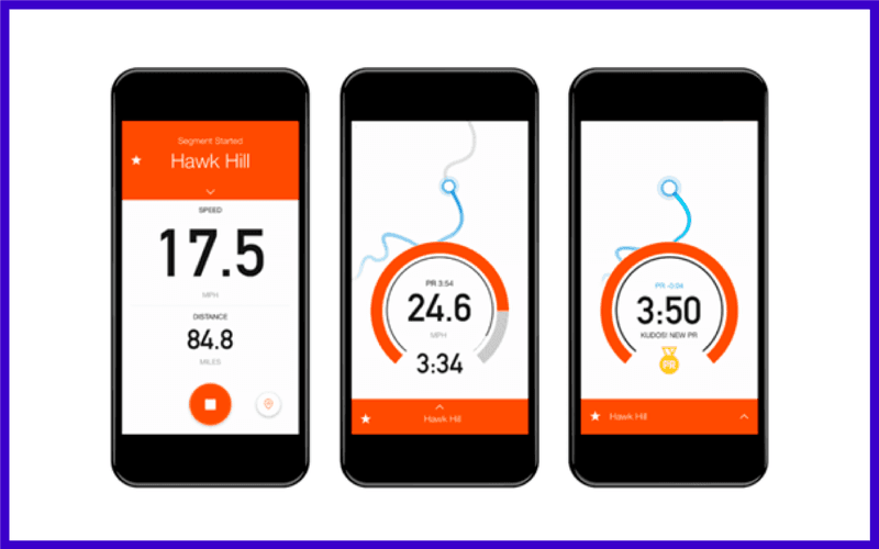 Strava's progress bars is a gamification tool that drives user app engagement