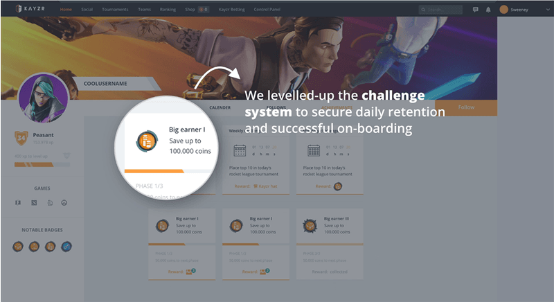 gamification examples social apps