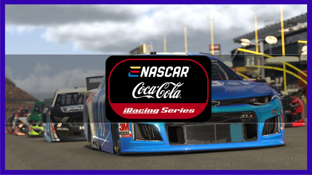 Coca cola sponsored Nascar Iracing series