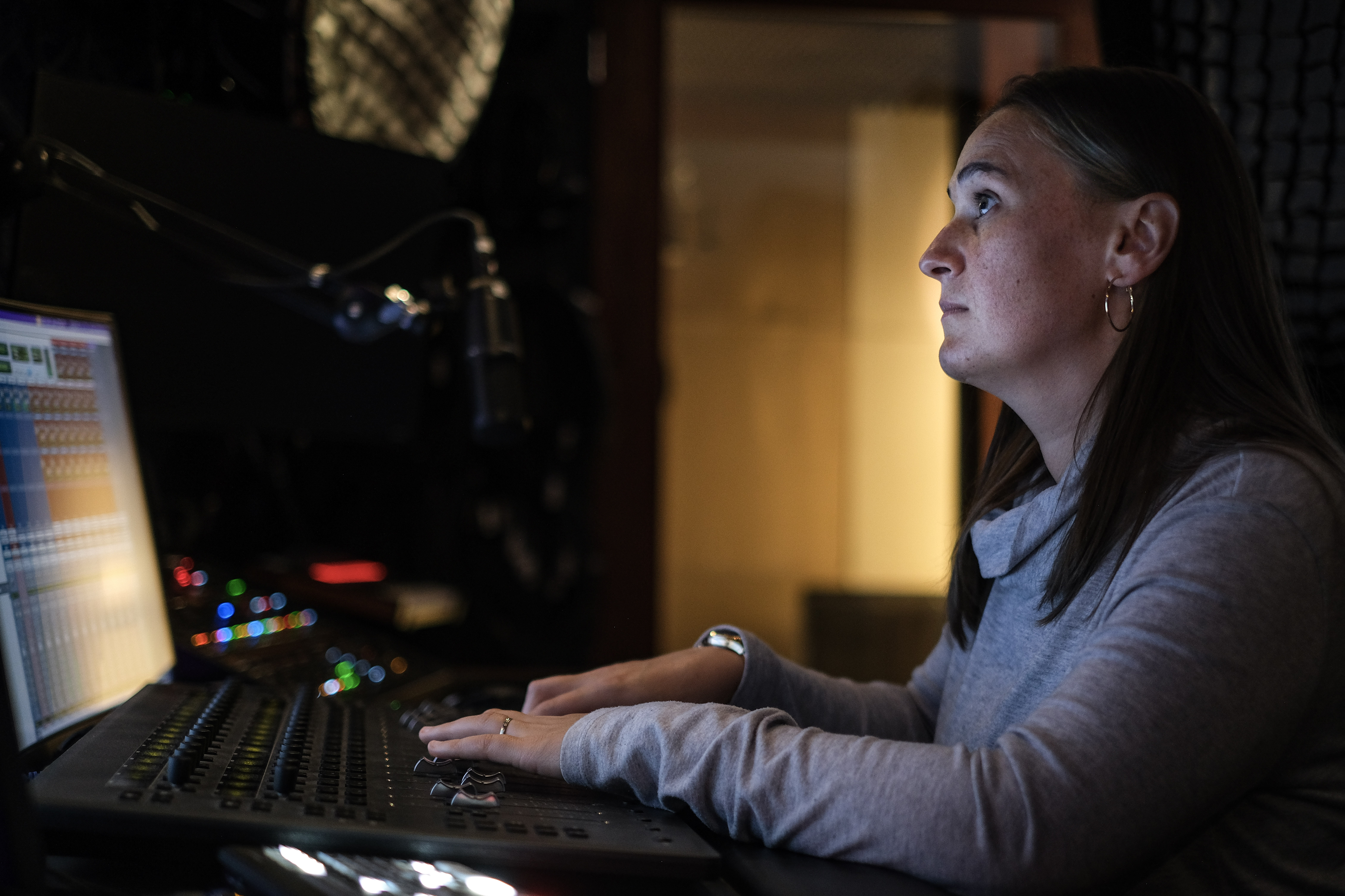 Morgane Chambrin in a studio