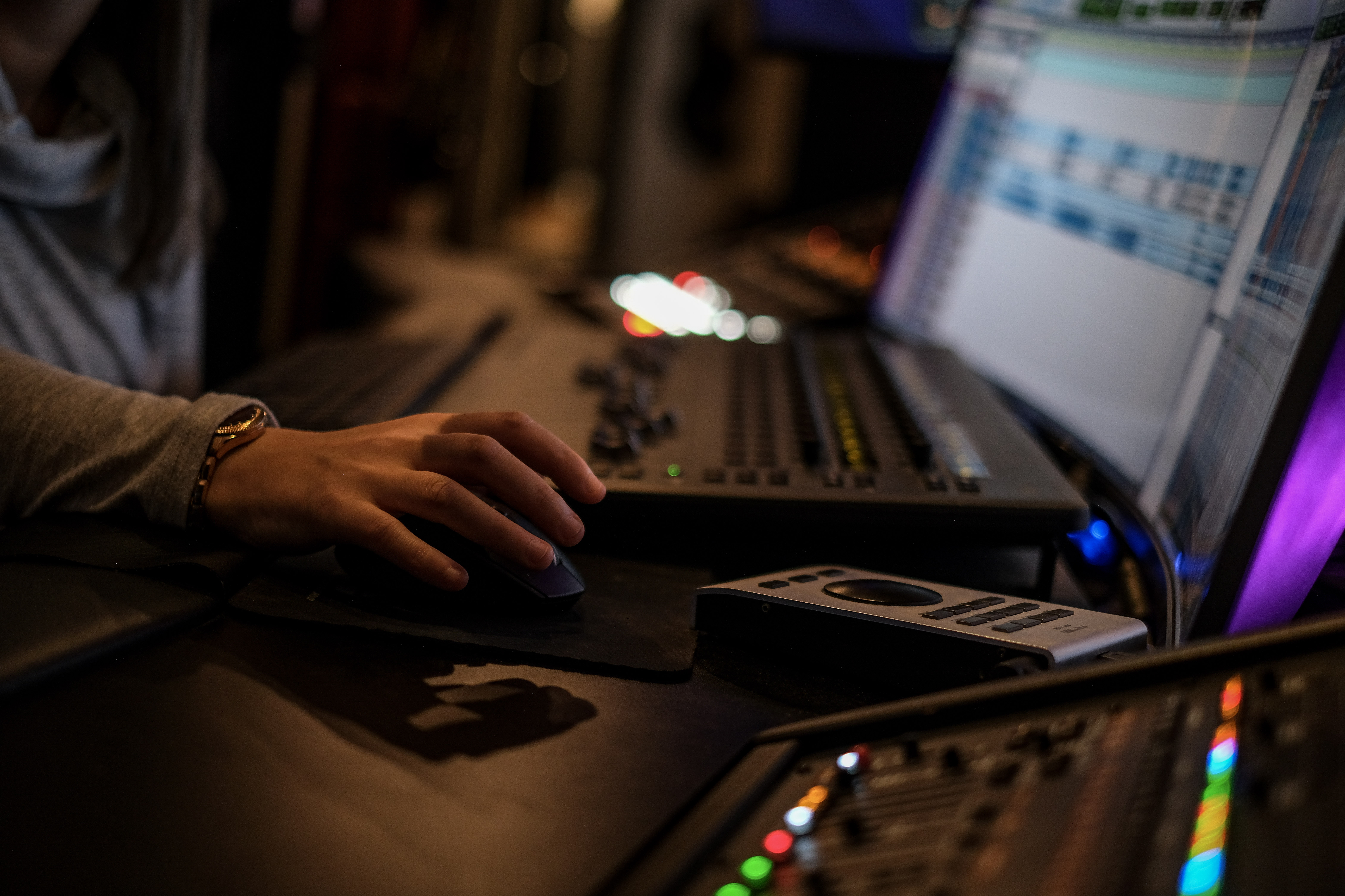 Morgane Chambrin in a studio