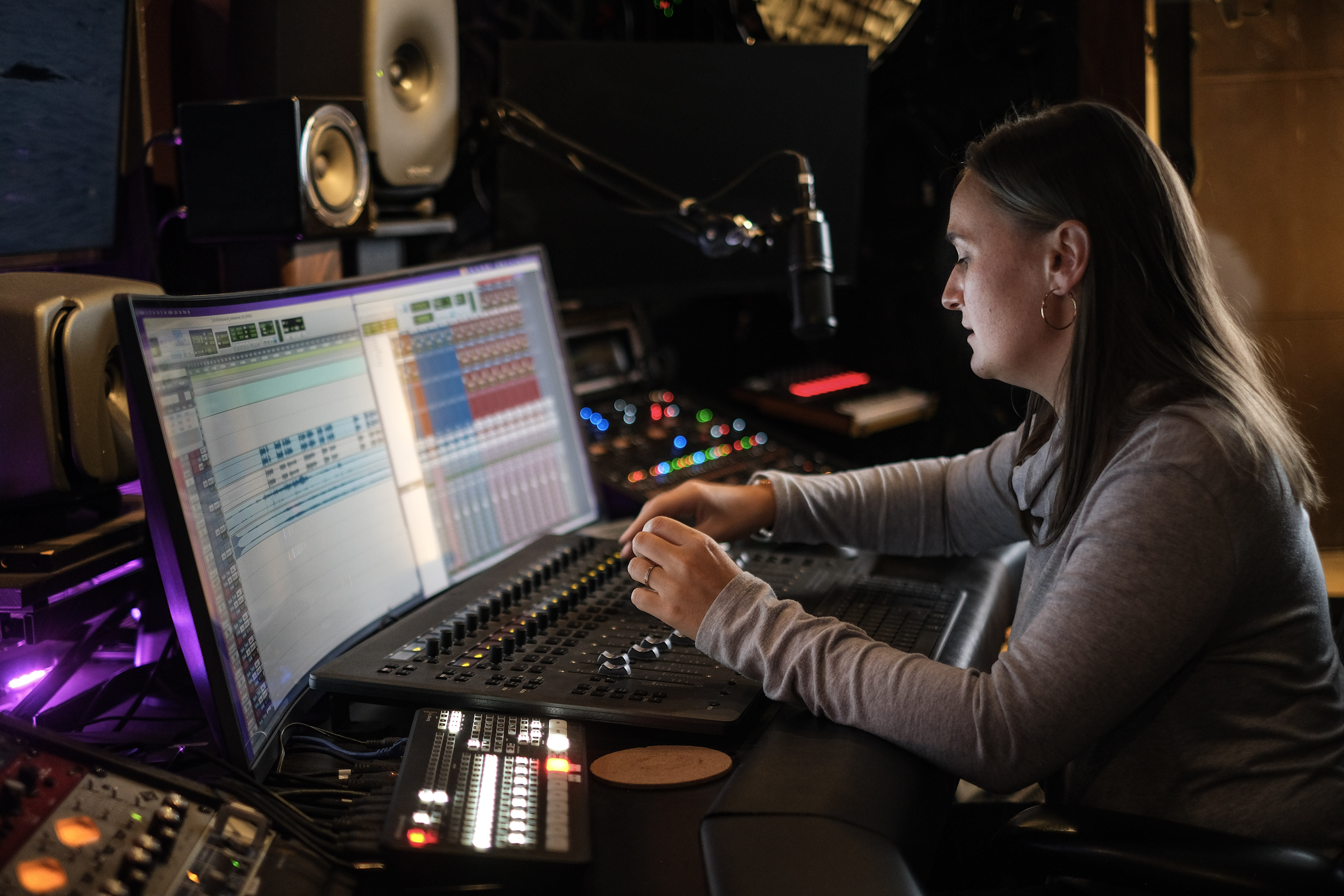 Morgane chambrin in a studio