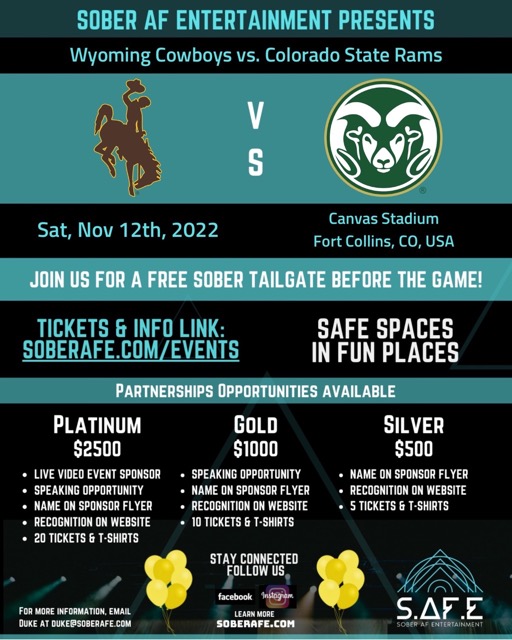 Wyoming Cowboys vs. Colorado State Rams @ Canvas Stadium (Fort Collins – CO)
