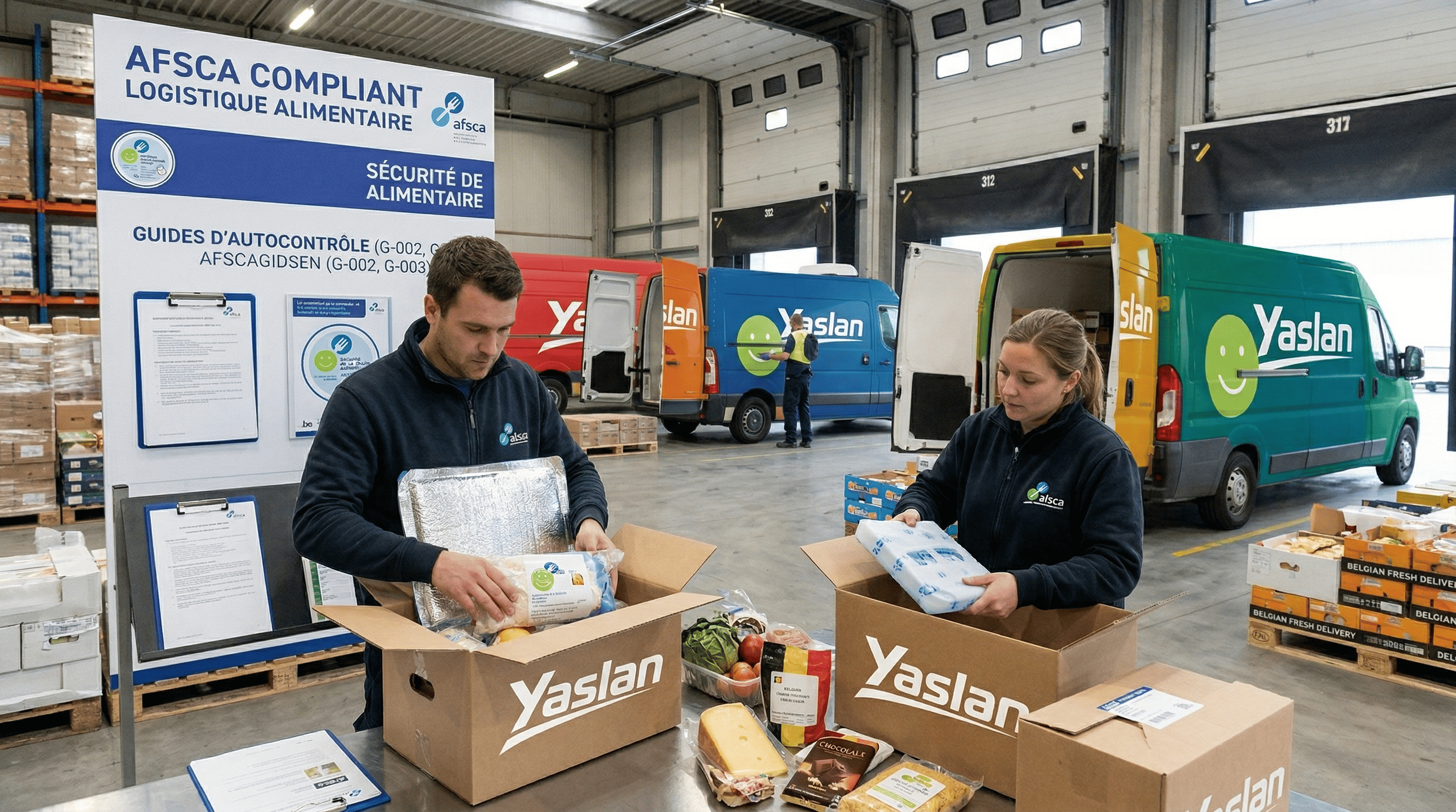 Logistique alimentaire e-commerce en Belgique : tout ce qu'il faut savoir sur l'AFSCA