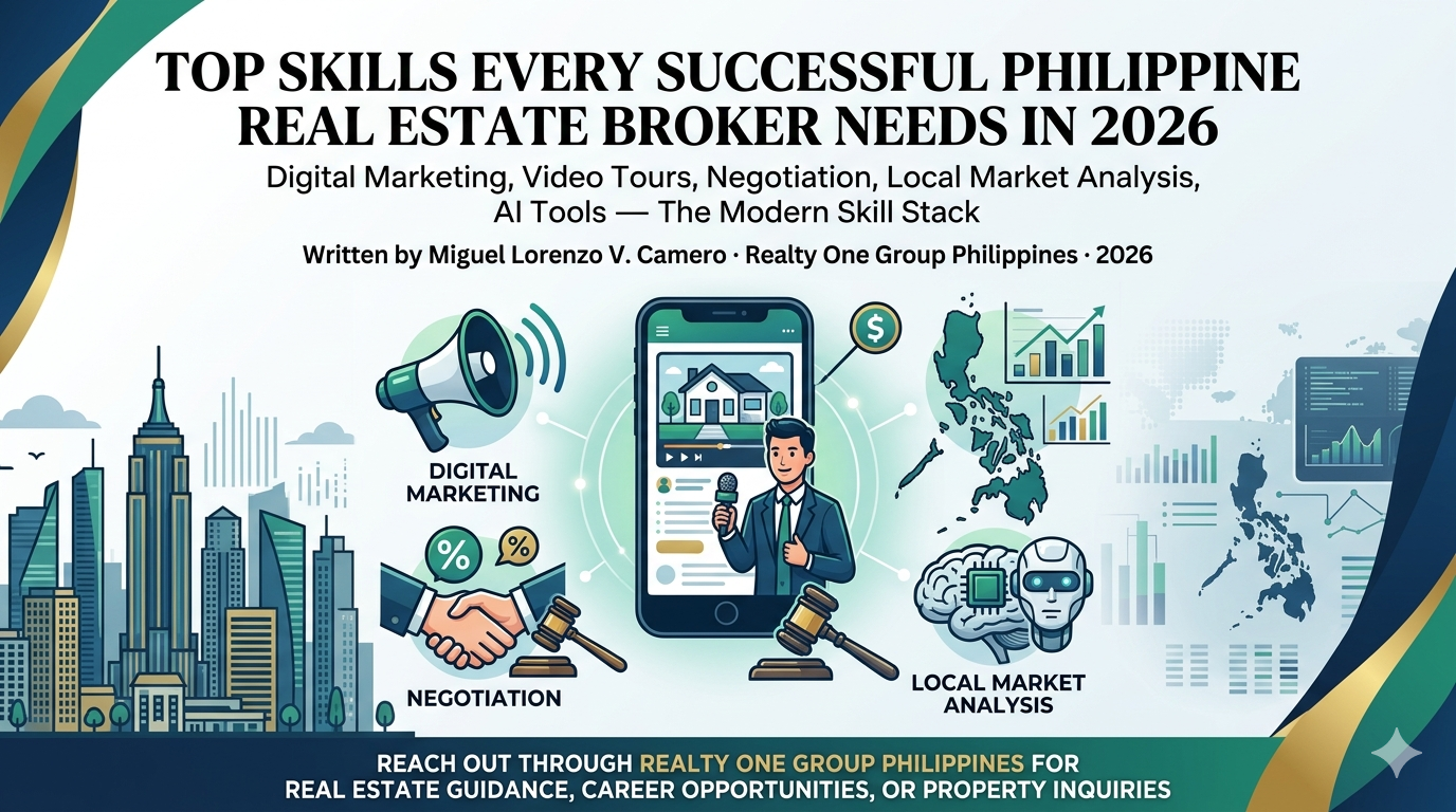 Top Skills Every Successful Philippine Real Estate Broker Needs in 2026