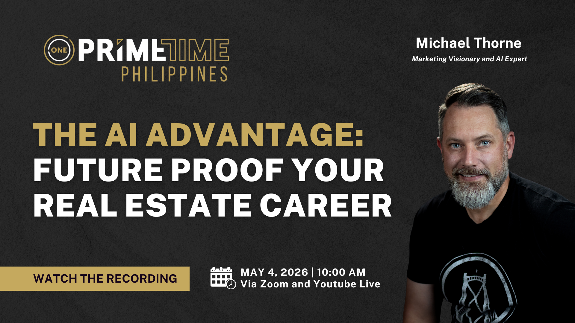 AI Is Your Cheat Code — Here's How to Use It Insights from the May 2026 ROGPH Primetime Webinar with Michael Thorne