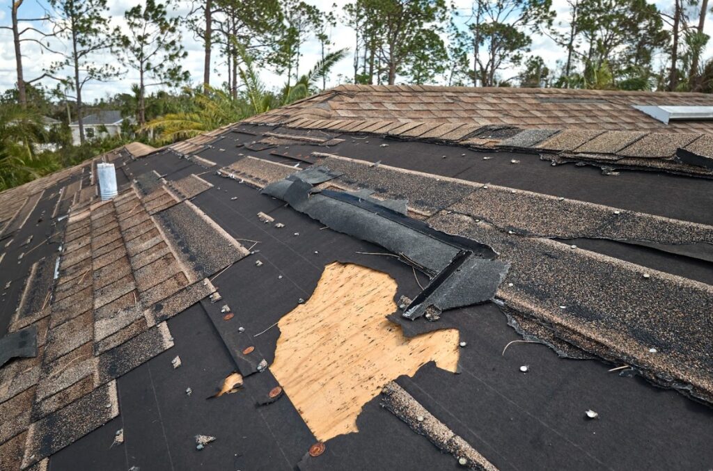 storm damage in Indiana