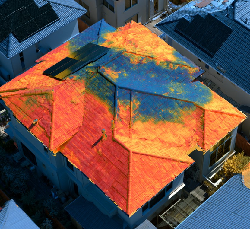 roof drone thermal imagery in Southeast Indiana