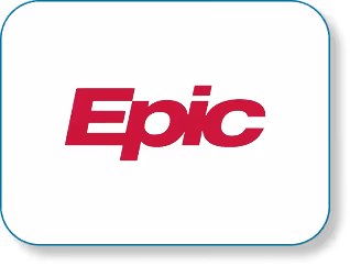 Epic company logo in red on a white background.