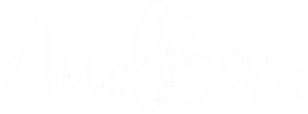 AudBoss text logo in white cursive script on transparent background.