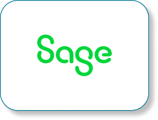 Sage company logo in green on a white background.