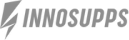 InnoSupps logo featuring stylized blue lightning bolt and blue text.
