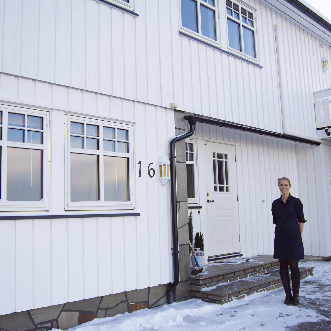 Marit, en kunde hos Vaskehjelp, som ofte benytter seg av rengjøringstjenestene.