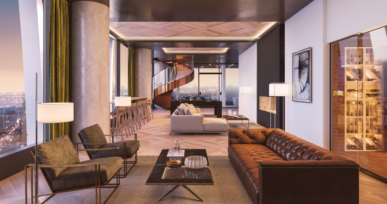 Solstice Montréal interior pool and amenities