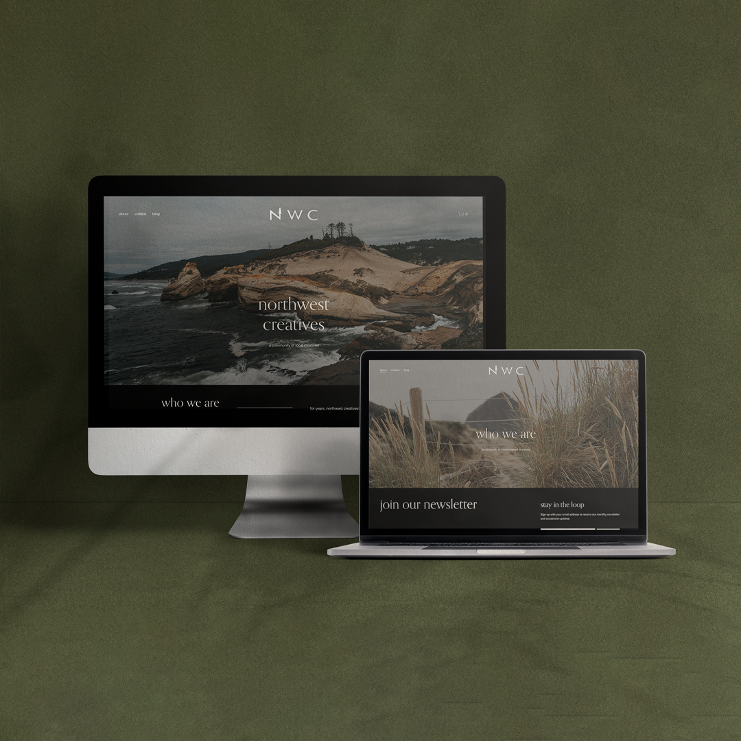 Northwest Creatives Website Mockup