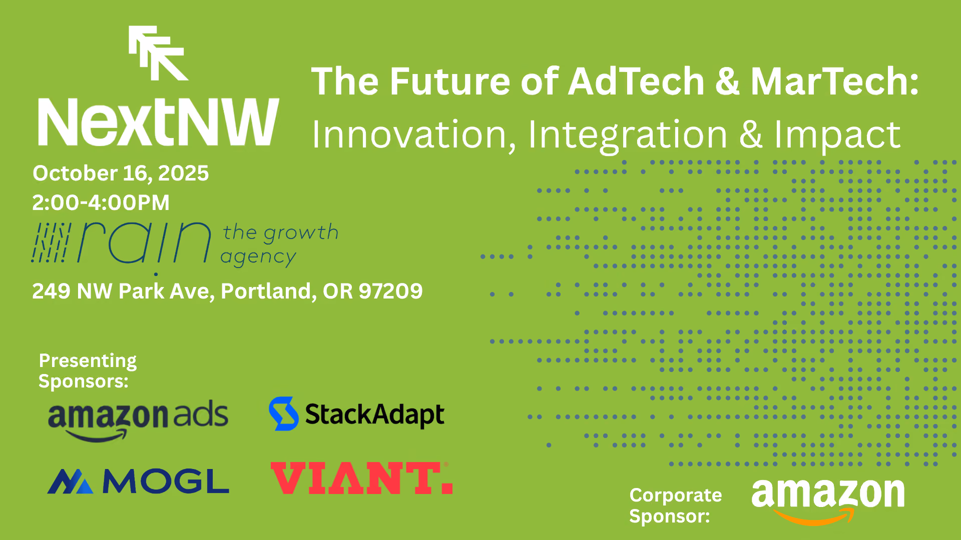 Portland marketing professionals networking at AdTech panel discussion with industry leaders|||