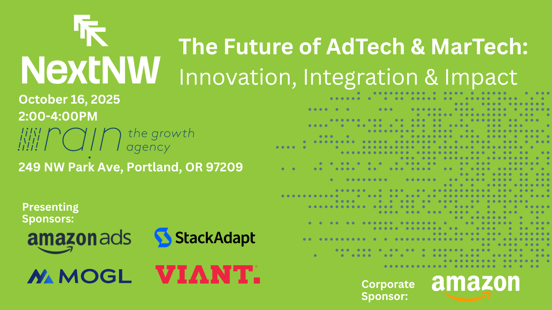Portland marketing professionals networking at AdTech panel discussion with industry leaders|||