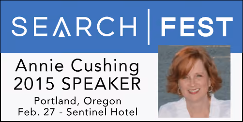 Annie Cushing - SearchFest 2015 Speaker