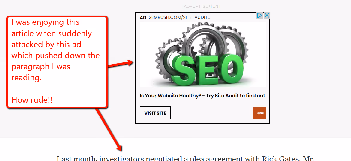 Intrusive Advertising Attacks Unexpectedly