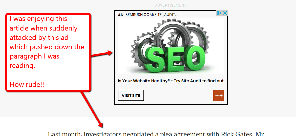 Intrusive Advertising Attacks Unexpectedly