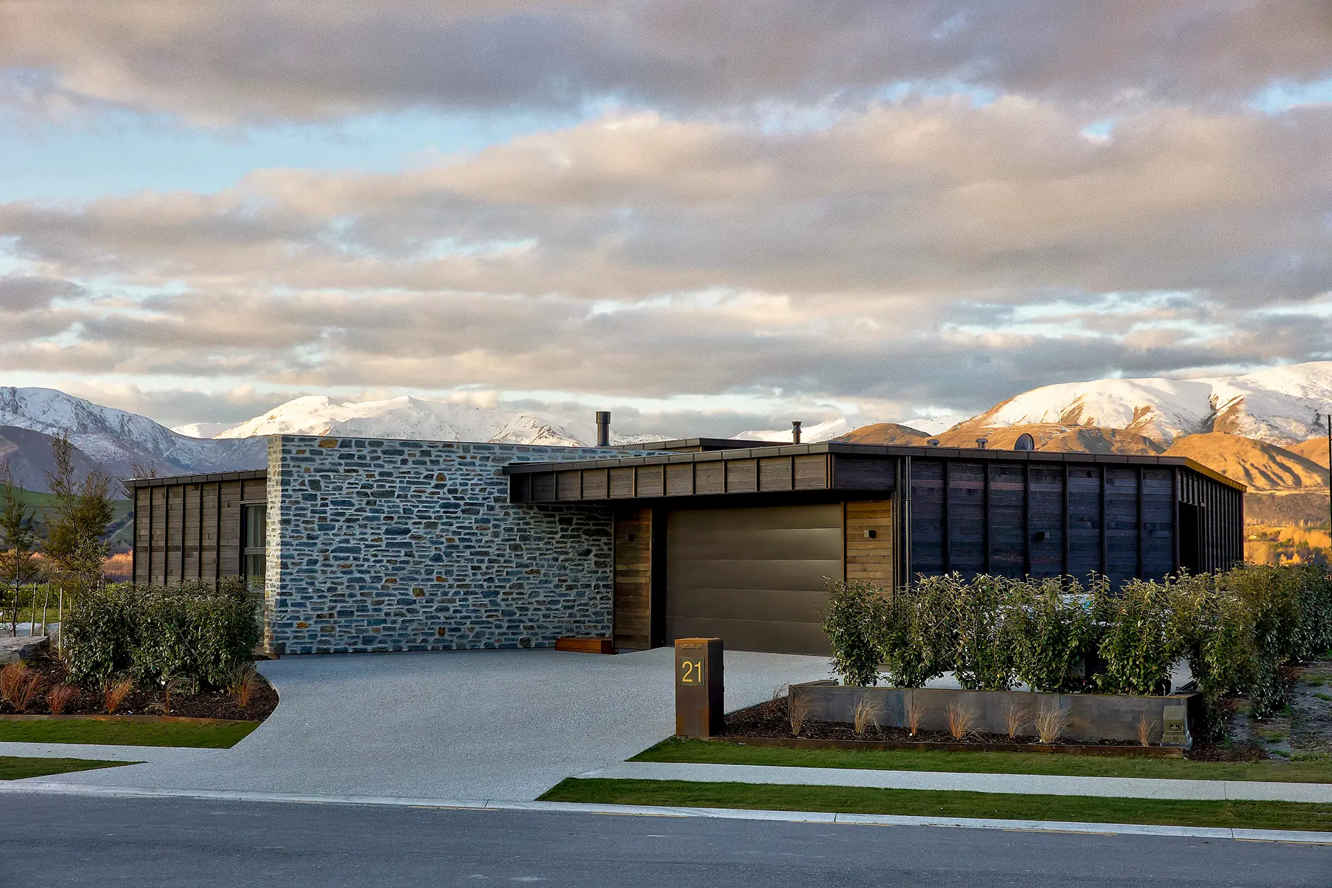 Image of an architecturally designed home at Kawarau Heights
