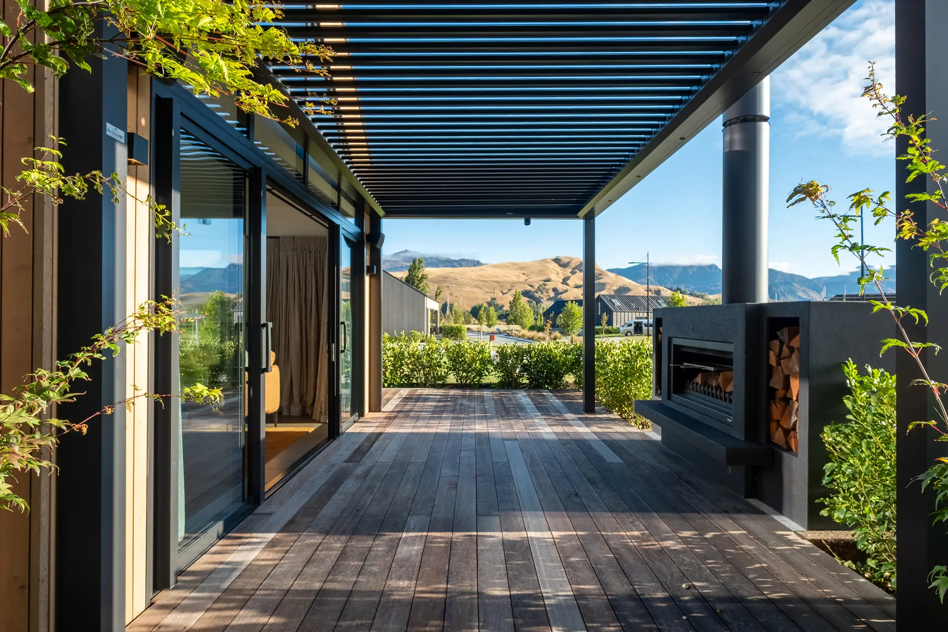 Stunningly designed patio area in Kawarau Heights