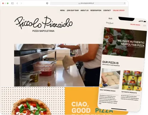 Website view