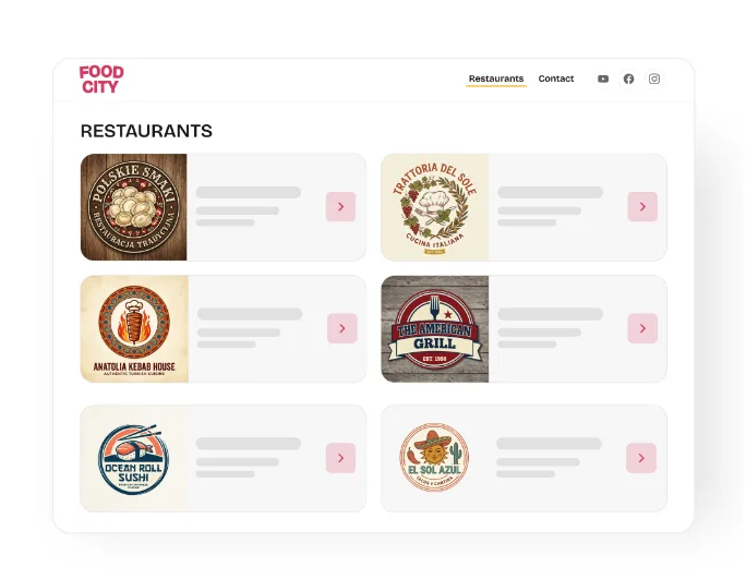 Virtual restaurants