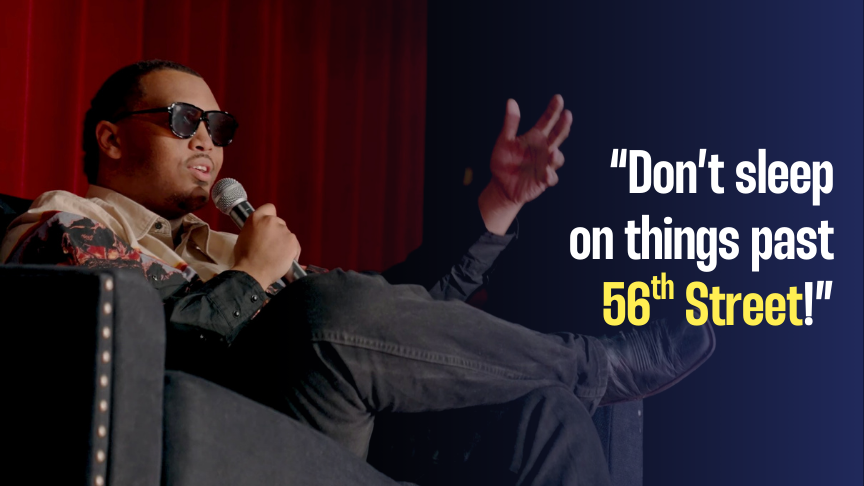 Image of Chaz Thunderwof being interviewed