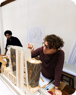 Students learning and engaging in an educational environment