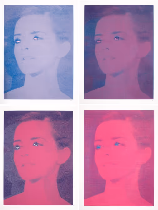 A collage of a person's faceDescription automatically generated