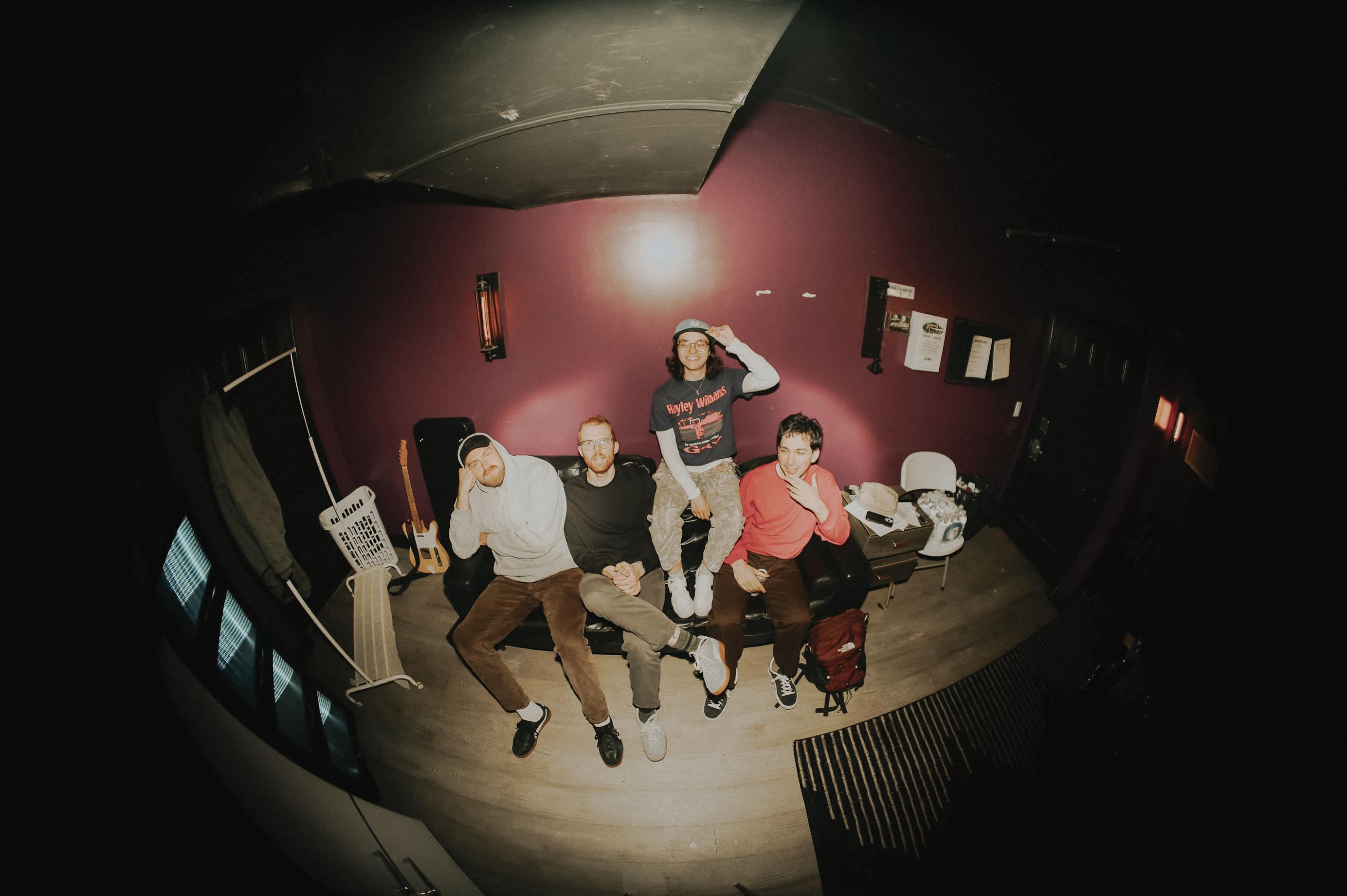 [background image] image of band rehearsal space (for a musician & band)