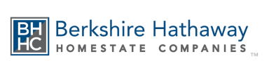 Berkshire Hathaway Homestate Companies logo with a blue and gray color scheme.