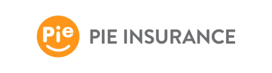 PIE Insurance logo with an orange circle containing the word 'Pie' and a smiley face element.
