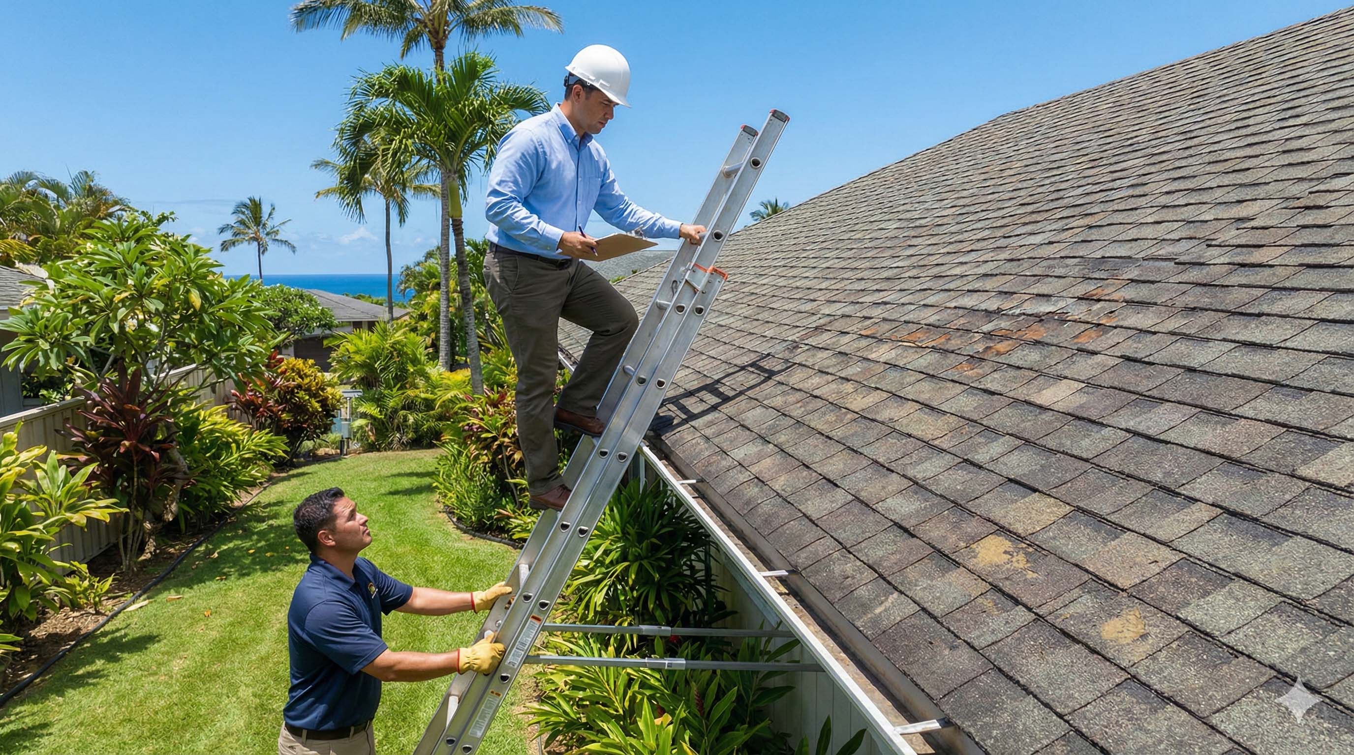 Water damage restoration service in Oahu - Oahu Roof Support