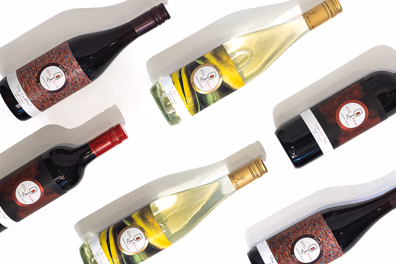 An assortment of wines from the Red Door Collective Cellar