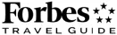 Forbes Travel Guide logo with stylized stars.