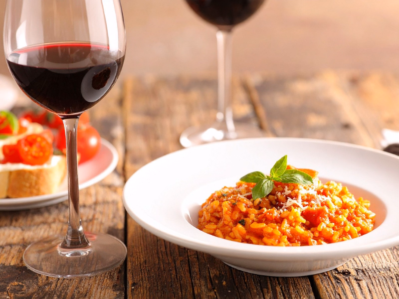 Risotto & Wine