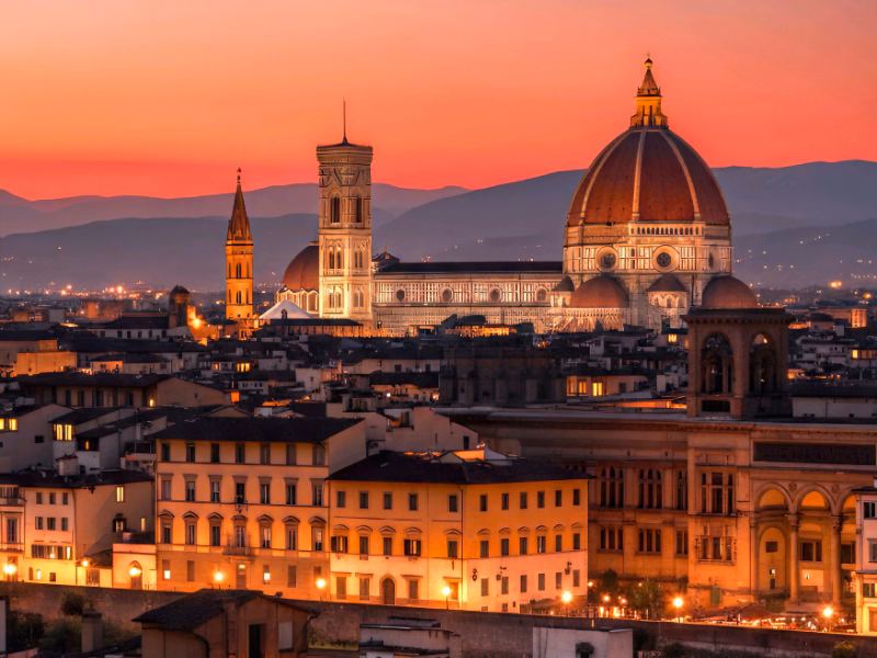 Sunset at Piazzale