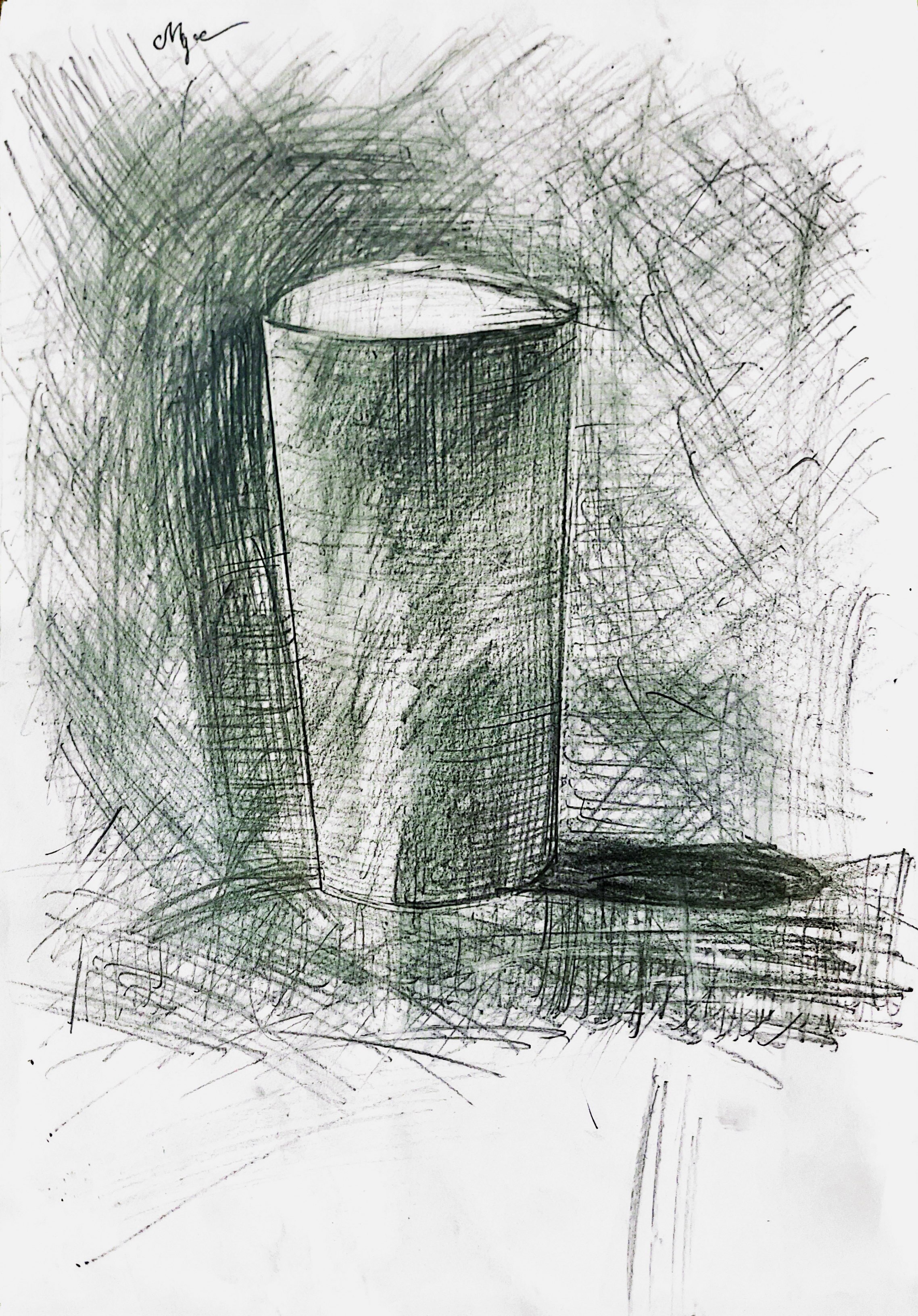 Ngọc đã biết nhận biết vật thể theo khối và đổ bóng sáng tối