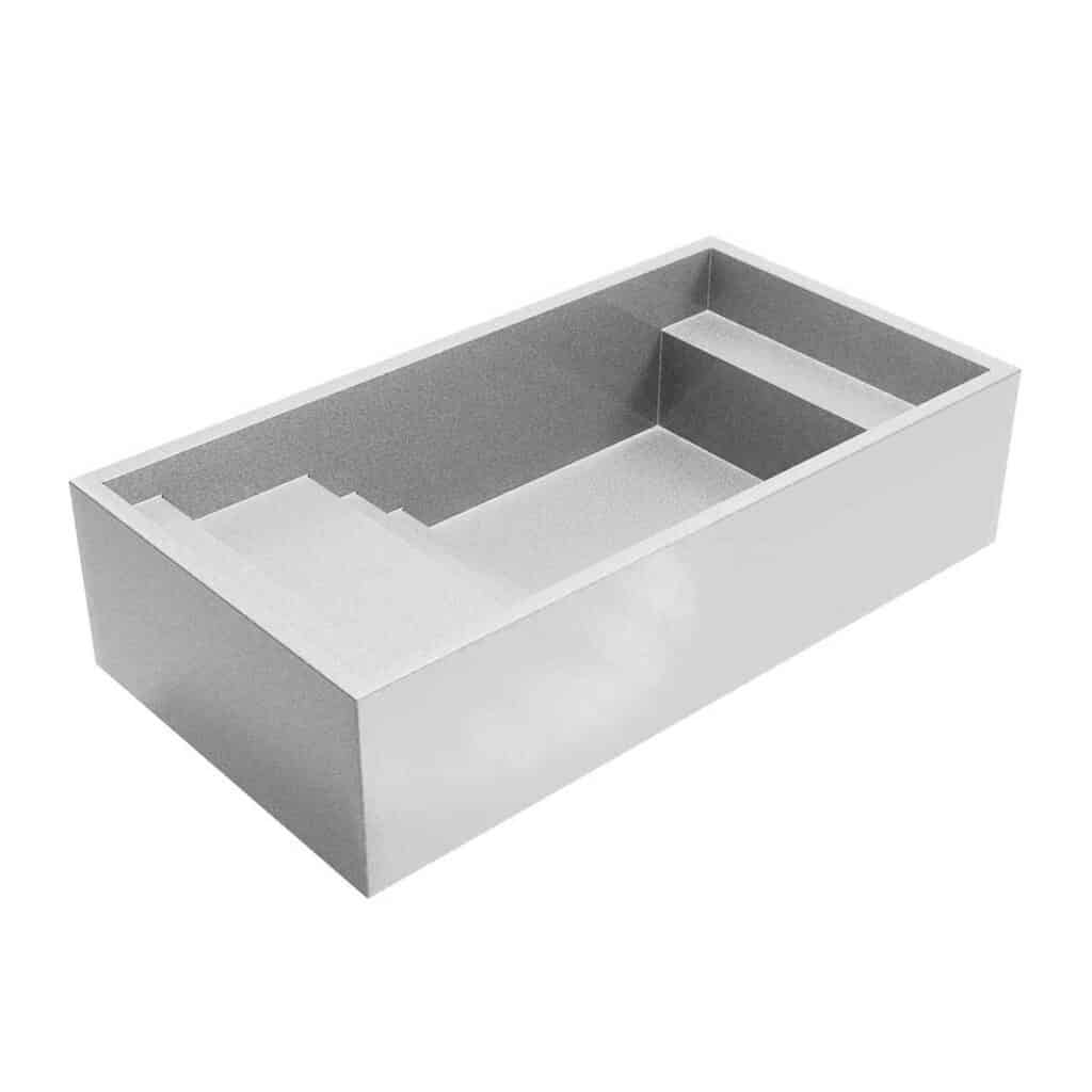 The Calypso Series vinyl liner inground pool shape by High Tide Pools & Spas, Cincinnati OH