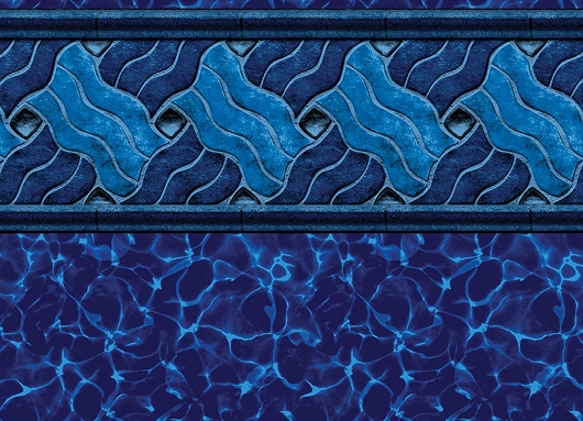 Legends / Cobalt Fusion Latham vinyl pool liner installed by High Tide Pools & Spas, Cincinnati OH