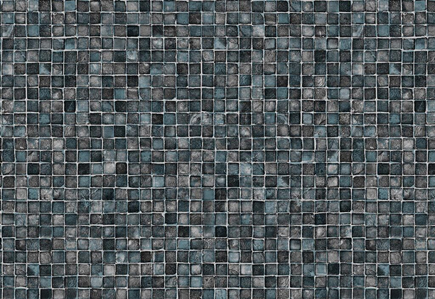 Grey Mosaic Latham vinyl pool liner installed by High Tide Pools & Spas, Cincinnati OH