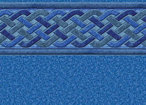 Bali / Blue Granite Latham vinyl pool liner installed by High Tide Pools & Spas, Cincinnati OH